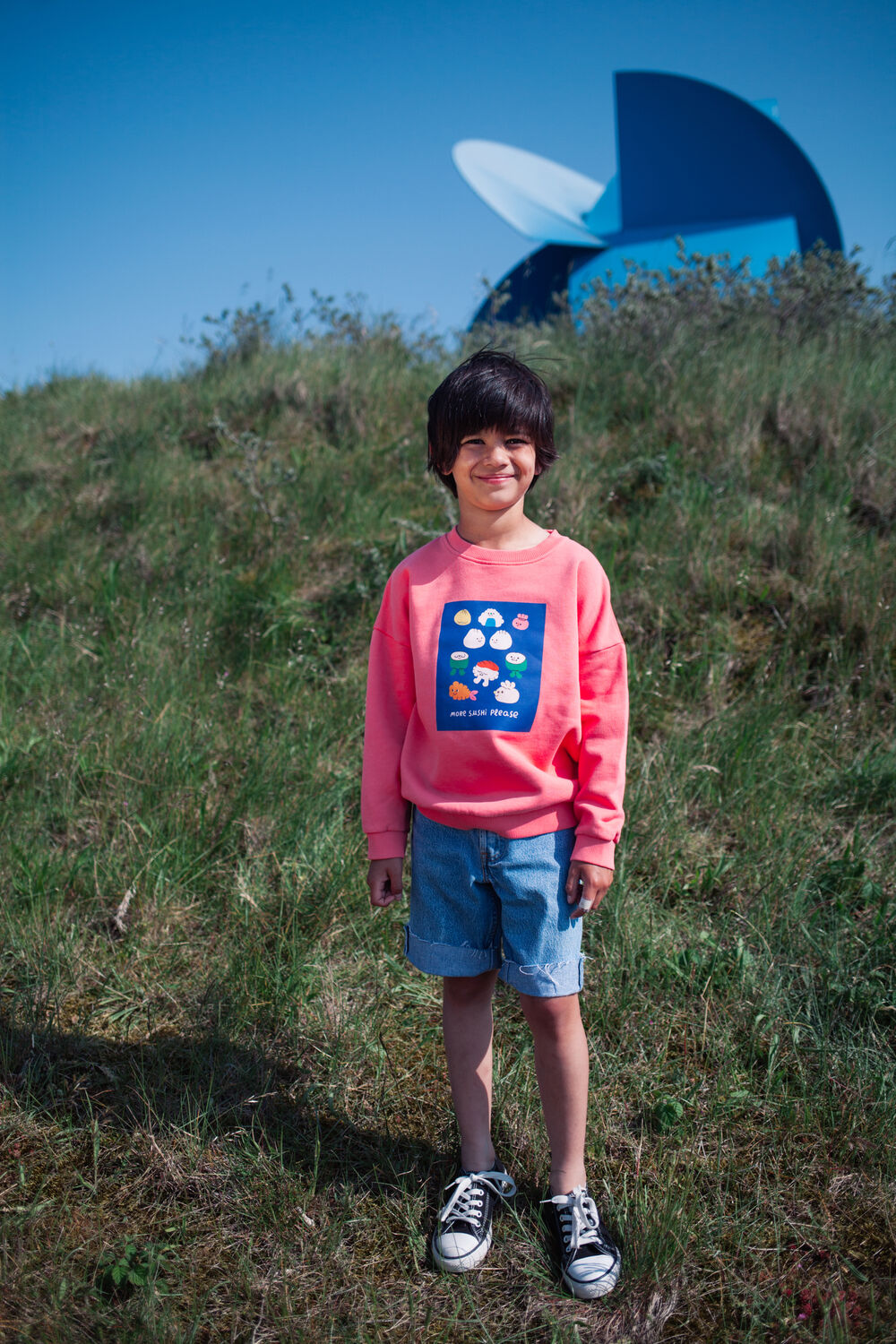 Roze DAILY BRAT Sweater MORE SUSHI PLEASE SWEATER - large