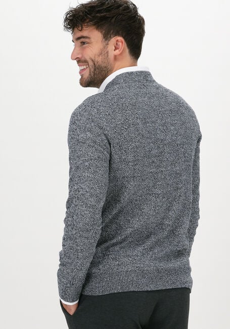 Zwarte SELECTED MEN Trui SLHEKLON LS KNIT CREW W CAMP - large