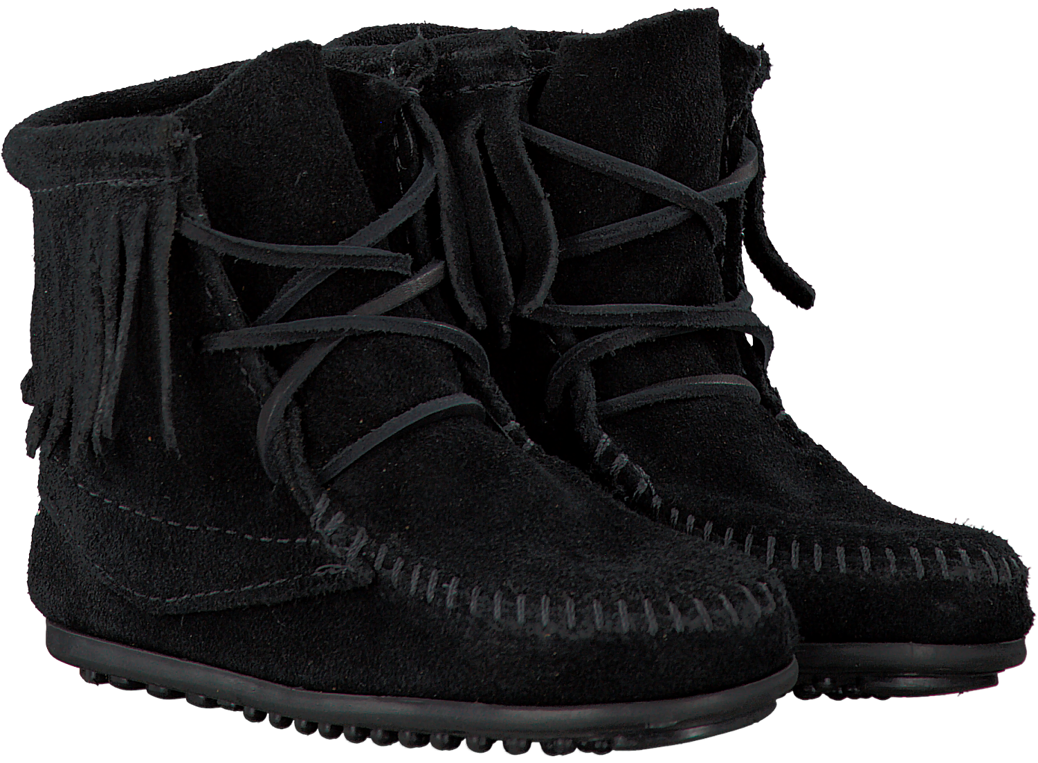 Zwarte MINNETONKA Enkellaarsjes 629 | Omoda Zwarte MINNETONKA Enkellaarsjes 629 | Omoda