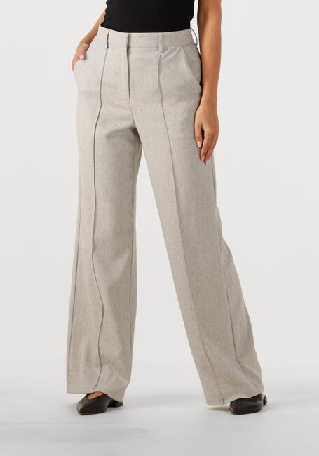 Beige Y.A.S. Pantalon YASBRI HMW PANTS - large