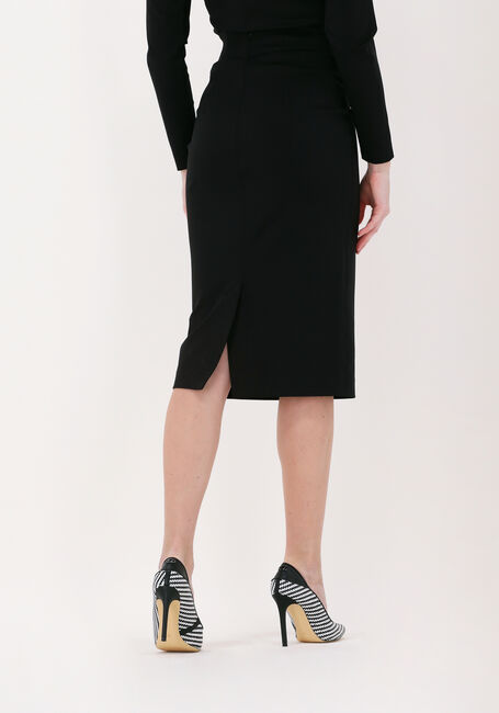 Zwarte VANILIA Midirok PUNTO FITTED SKIRT - large