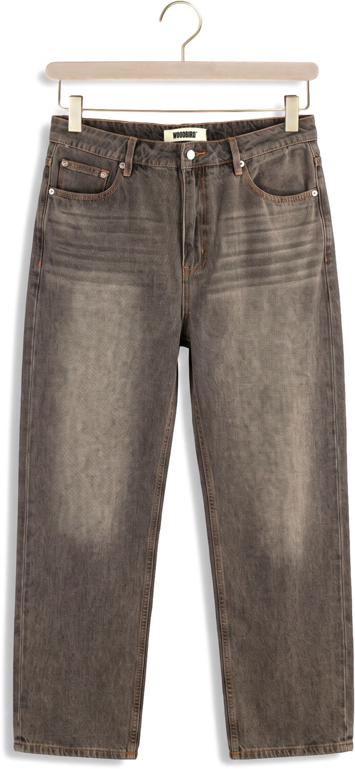 WOODBIRD Heren Jeans Wbleroy Tobi Jeans Bruin