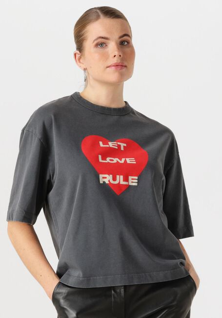 Donkergrijze CATWALK JUNKIE T-shirt GRAPHIC TSHIRT - large