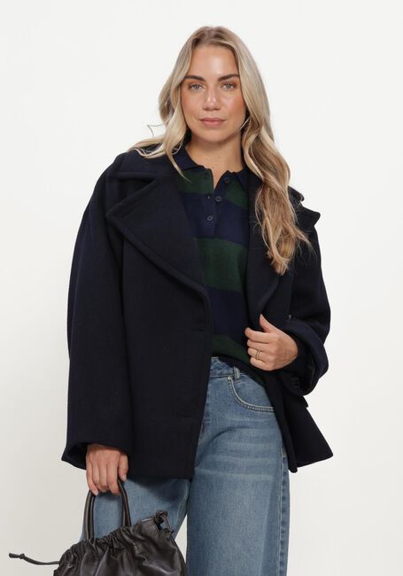 Donkerblauwe INWEAR Jack ZORAHIW SHORT DB COAT - large