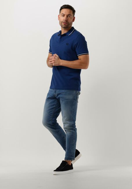 Blauwe FRED PERRY Polo TWIN TIPPED FRED PERRY SHIRT - large