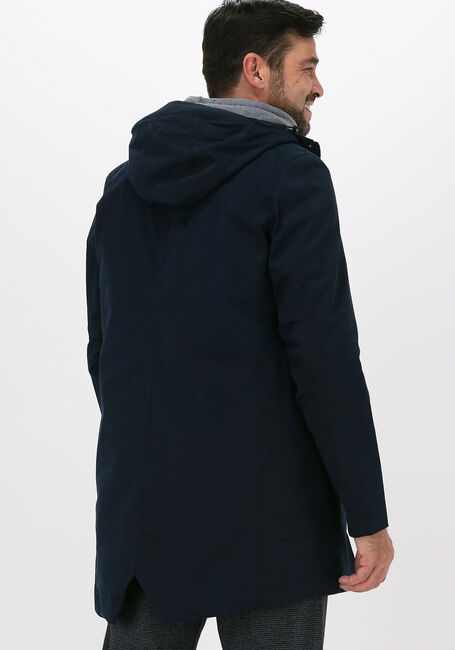 Donkerblauwe PROFUOMO Parka's FISHTAIL - large