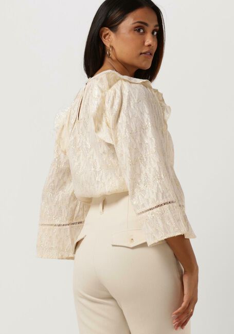 Witte SUMMUM Blouses TOP LUREX JACQUARD - large