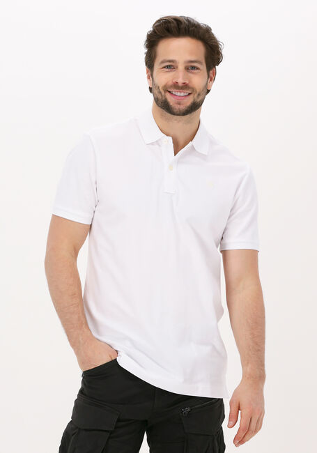 Gebroken wit G-STAR RAW Polo DUNDA SLIM POLO S/S - large