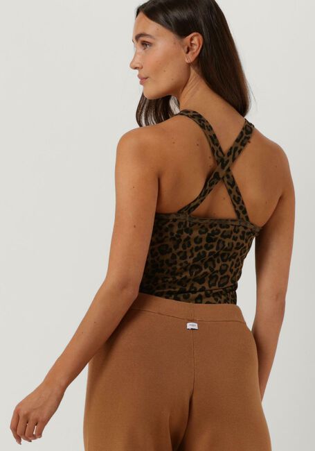 Bruine 10DAYS Top WRAPPER LEOPARD - large