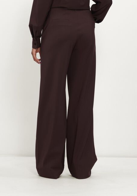 Bruine STUDIO ANNELOES Wijde broek Lexie LONG bonded trousers - large