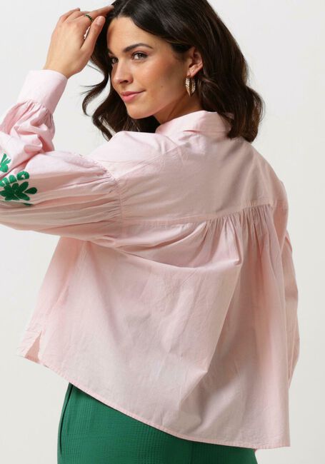 Roze BY-BAR Blouses SARAH SHORT CHAMBRAY BLOUSE - large