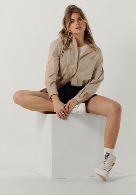 Beige ESMÉ STUDIOS Blouses RUBY LS SHIRT - GOTS - large