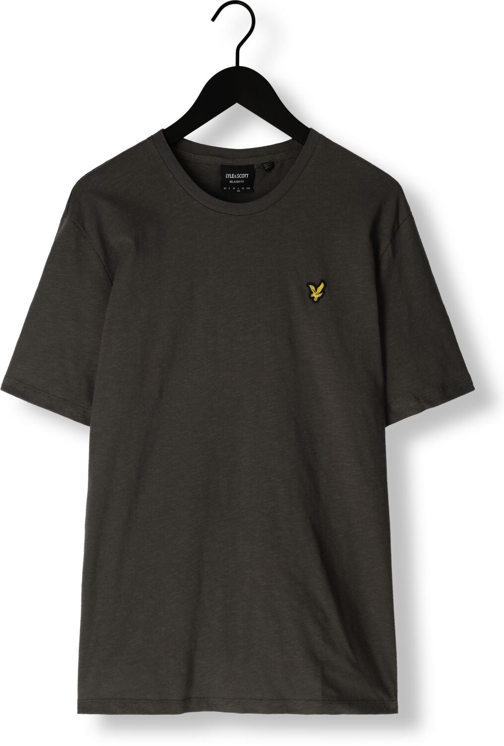 LYLE & SCOTT Heren Polo's & T-shirts Slub T-shirt Donkergrijs