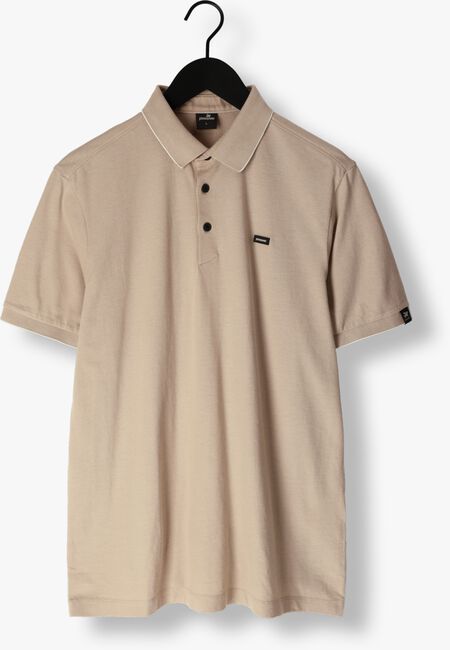 Beige VANGUARD Polo SHORT SLEEVE POLO PIQUE WAFFLE STRUCTURE - large