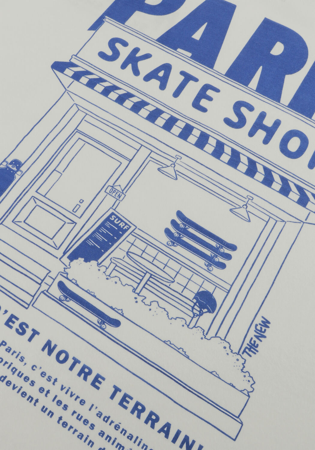 Witte THE NEW Polo / T-shirt TNSEYMORE - large