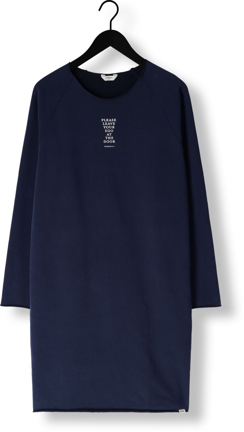 PENN & INK Dames Jurken Dress Print Donkerblauw