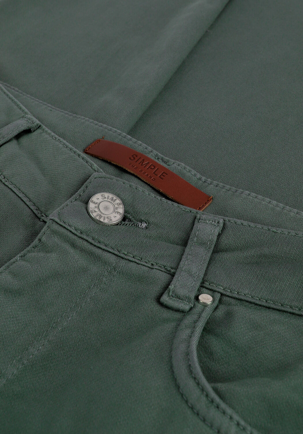 Groene SIMPLE Skinny jeans STRETCH JEANS - large