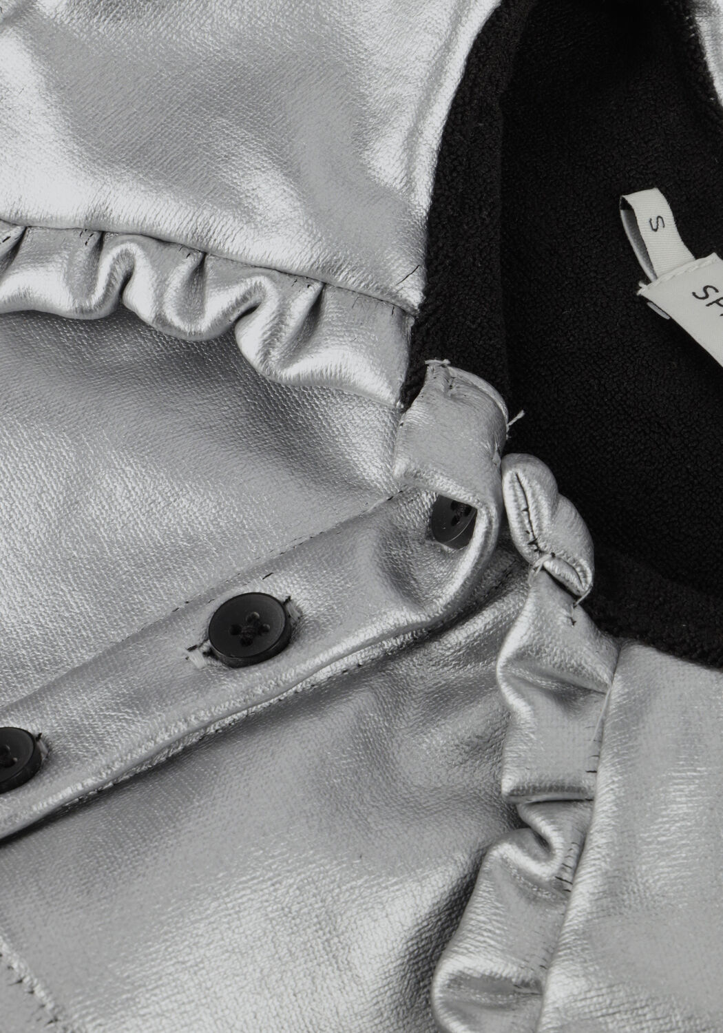 Zilverkleurig Sproet & Sprout Kraagje RUFFLE COLLAR - large