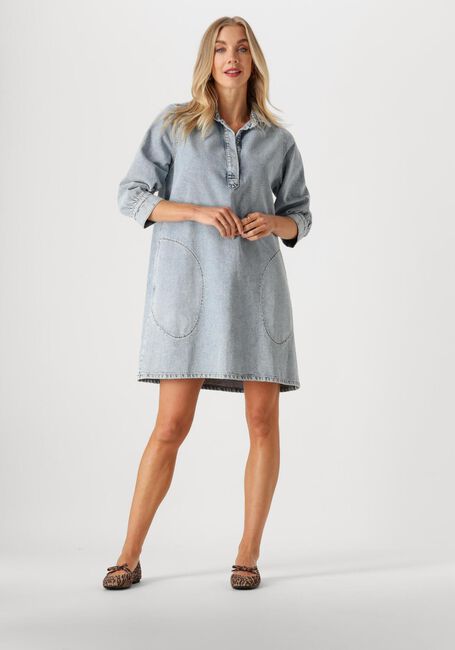 Blauwe BY-BAR Mini jurk FLYNT DENIM DRESS - large