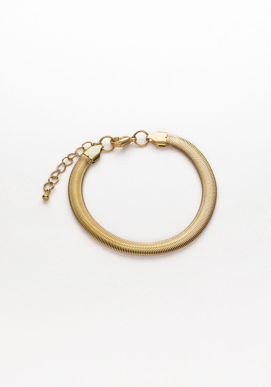 Goudkleurig NOTRE-V Armbanden ARMBAND PLATTE SCHAKEL #1