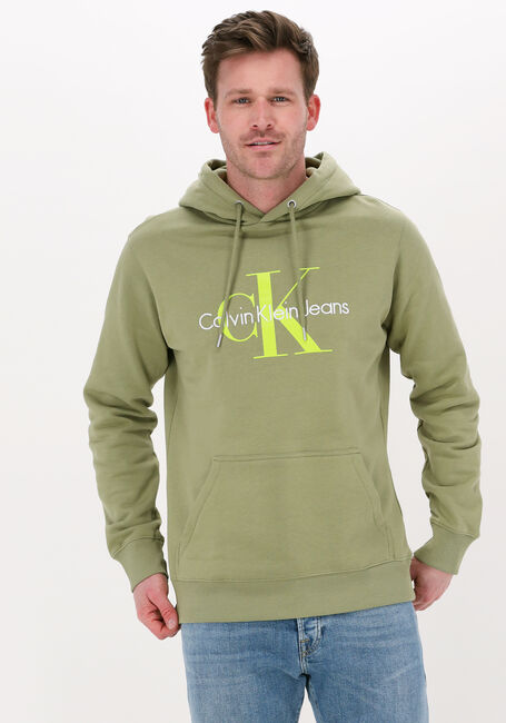 Groene CALVIN KLEIN Sweater SEASONAL MONOGRAM REGULAR - large