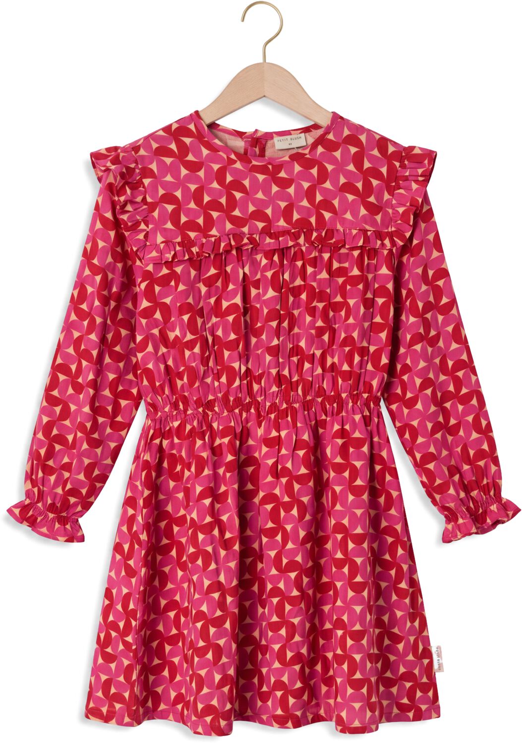 PETIT BLUSH Meisjes Jurken Ruffle Dress Grafic Multi