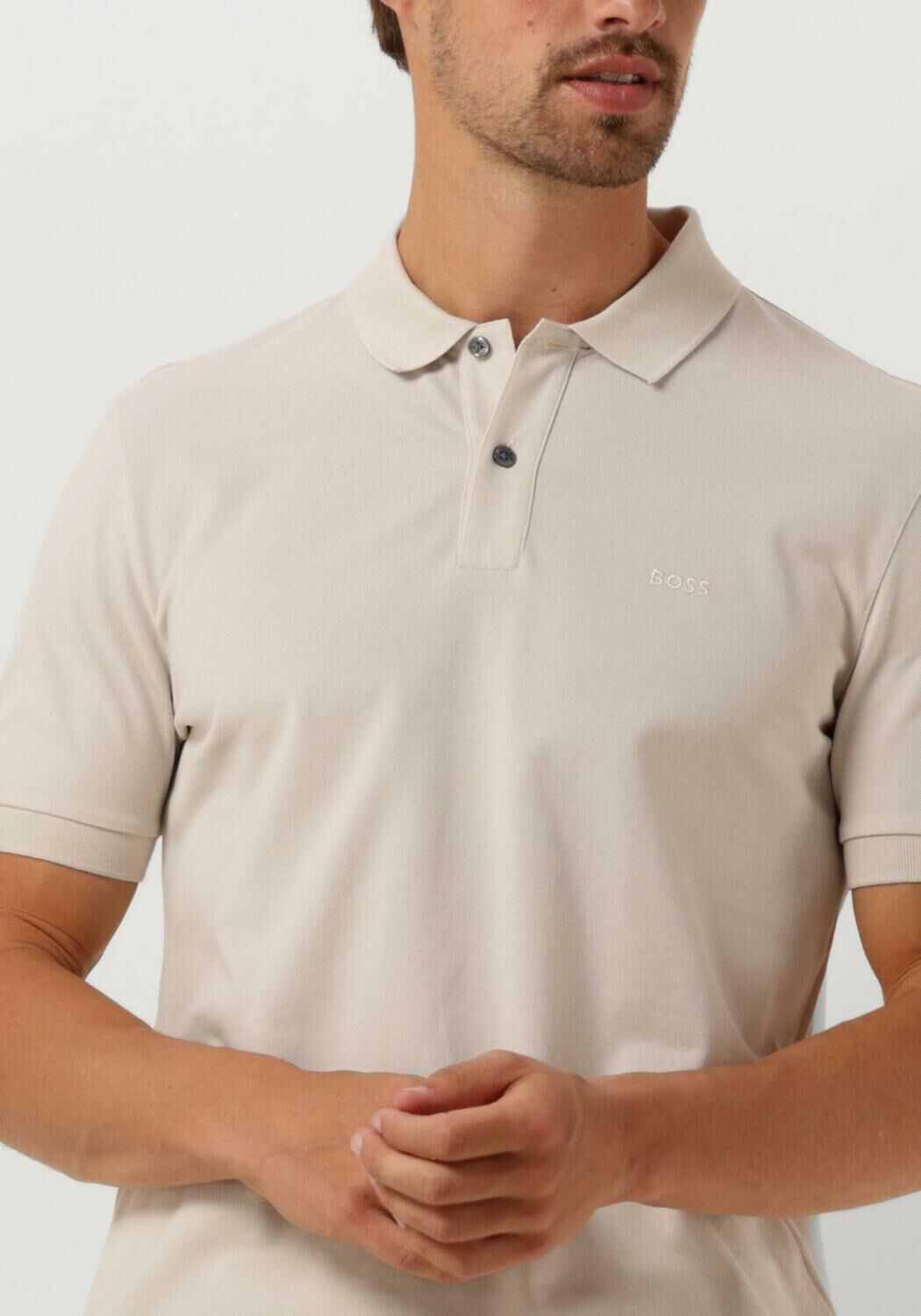 BOSS BLACK Heren Polo's & T-shirts Pallas Zand
