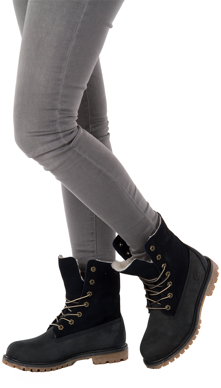 timberland teddy fleece boots black