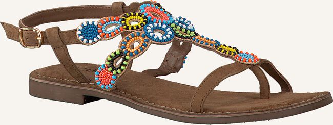 Bruine LAZAMANI Platte sandalen 75.587 Bruine LAZAMANI Platte sandalen 75.587 - large