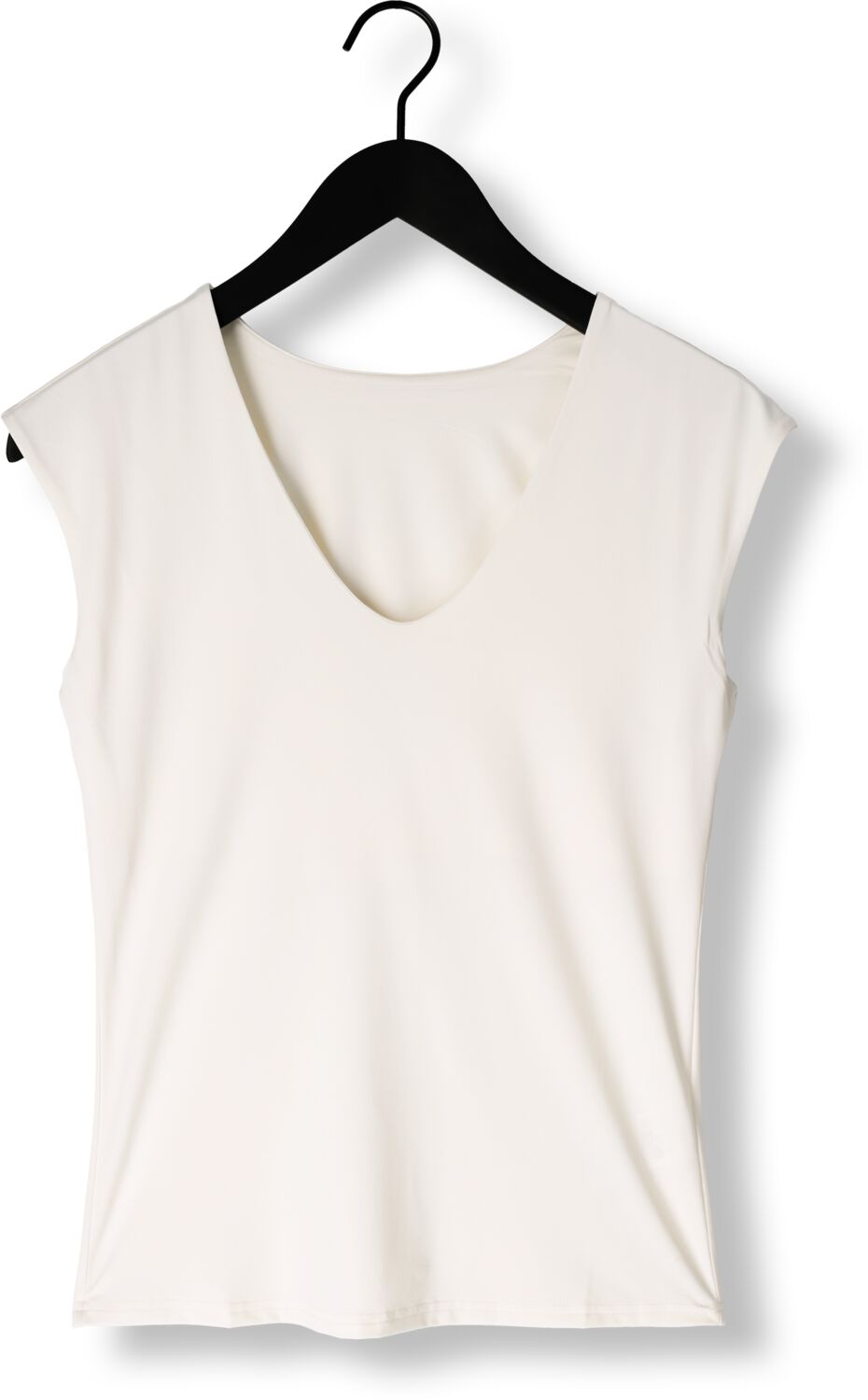 ROSEMUNDE Dames Tops & T-shirts Billie Capsleeve V-neck Wit