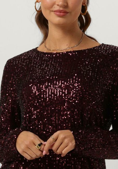 Bordeaux YDENCE Mini jurk DRESS ANNAMAE - large
