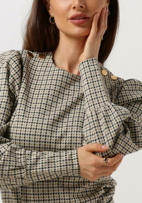 Multi SUMMUM Top JERSEY TOP PRINCE DE GALLES WITH LUREX - large