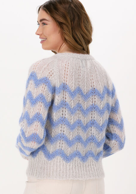 Blauwe SECOND FEMALE Vest JULIETTE KNIT CARDIGAN - large