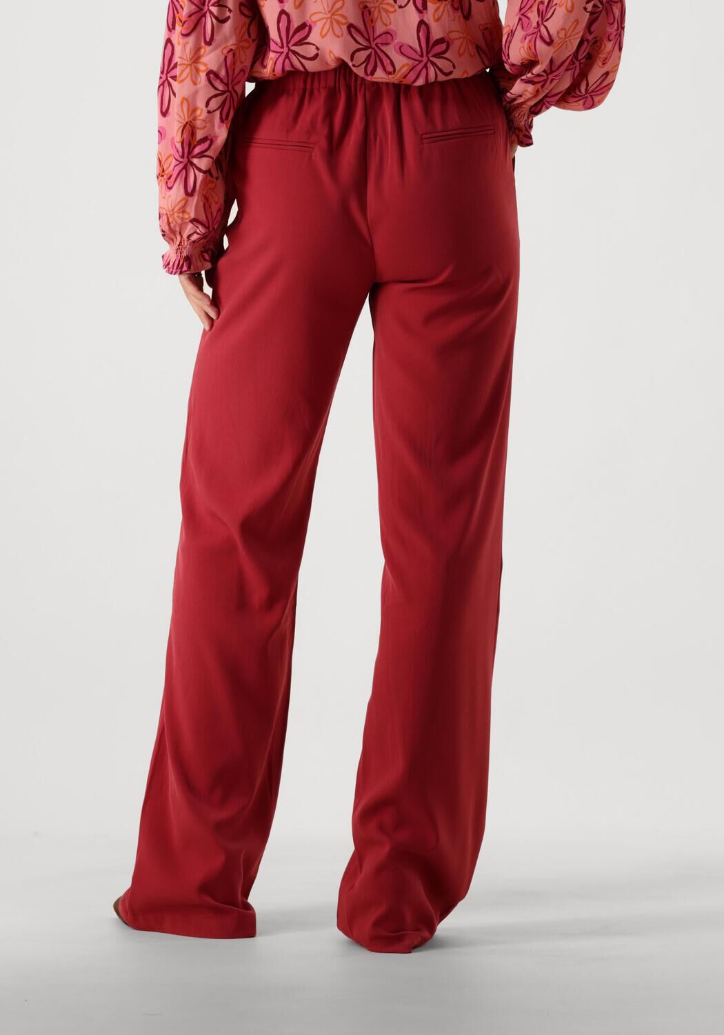 YDENCE Dames Broeken Pants Solange Tall Rood
