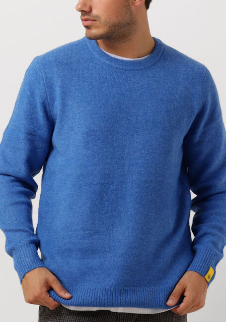 Blauwe SCOTCH & SODA Trui REGULAR FIT SOFTY-KNIT MELANGE PULL - large