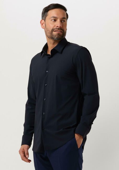 Donkerblauwe BOSS BLACK Klassiek overhemd P-HANK-S-KENT-C1-222 - large