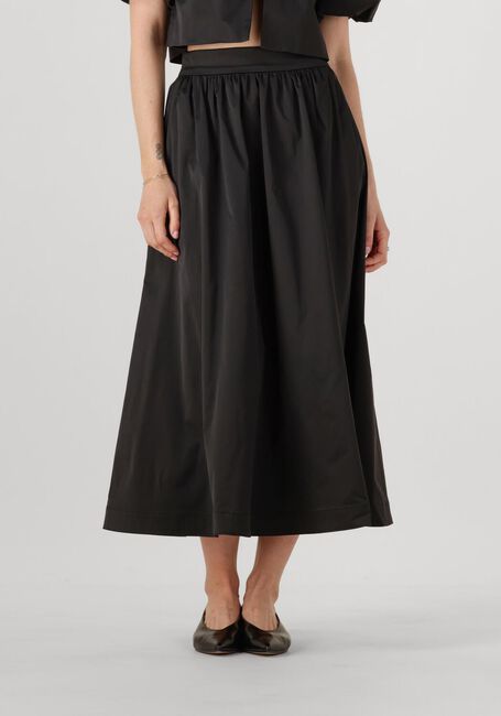 Zwarte ROUGE EDIT Maxirok ROUDETTA HW ANKLE SKIRT - large