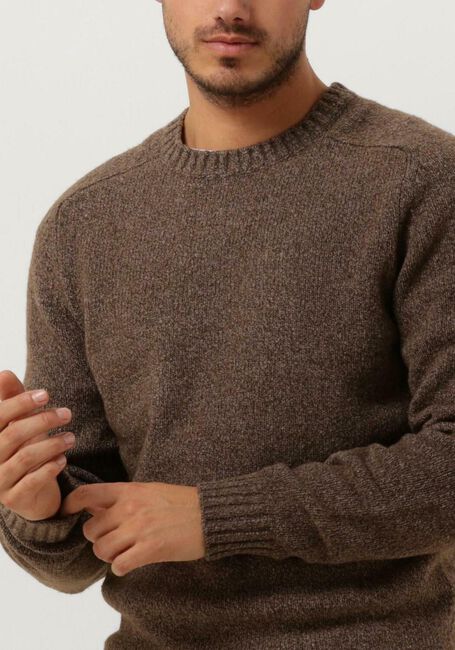 Bruine PROFUOMO Trui PULLOVER CREW NECK - large