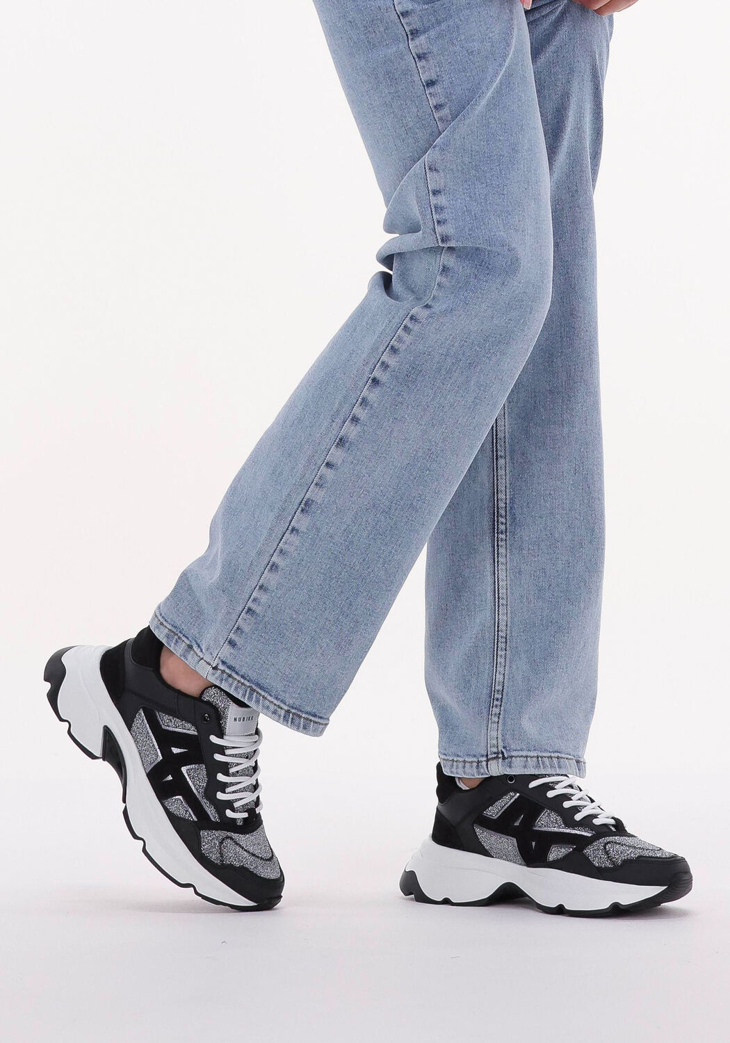 Zilveren NUBIKK Lage sneakers ROSS TREK L - large