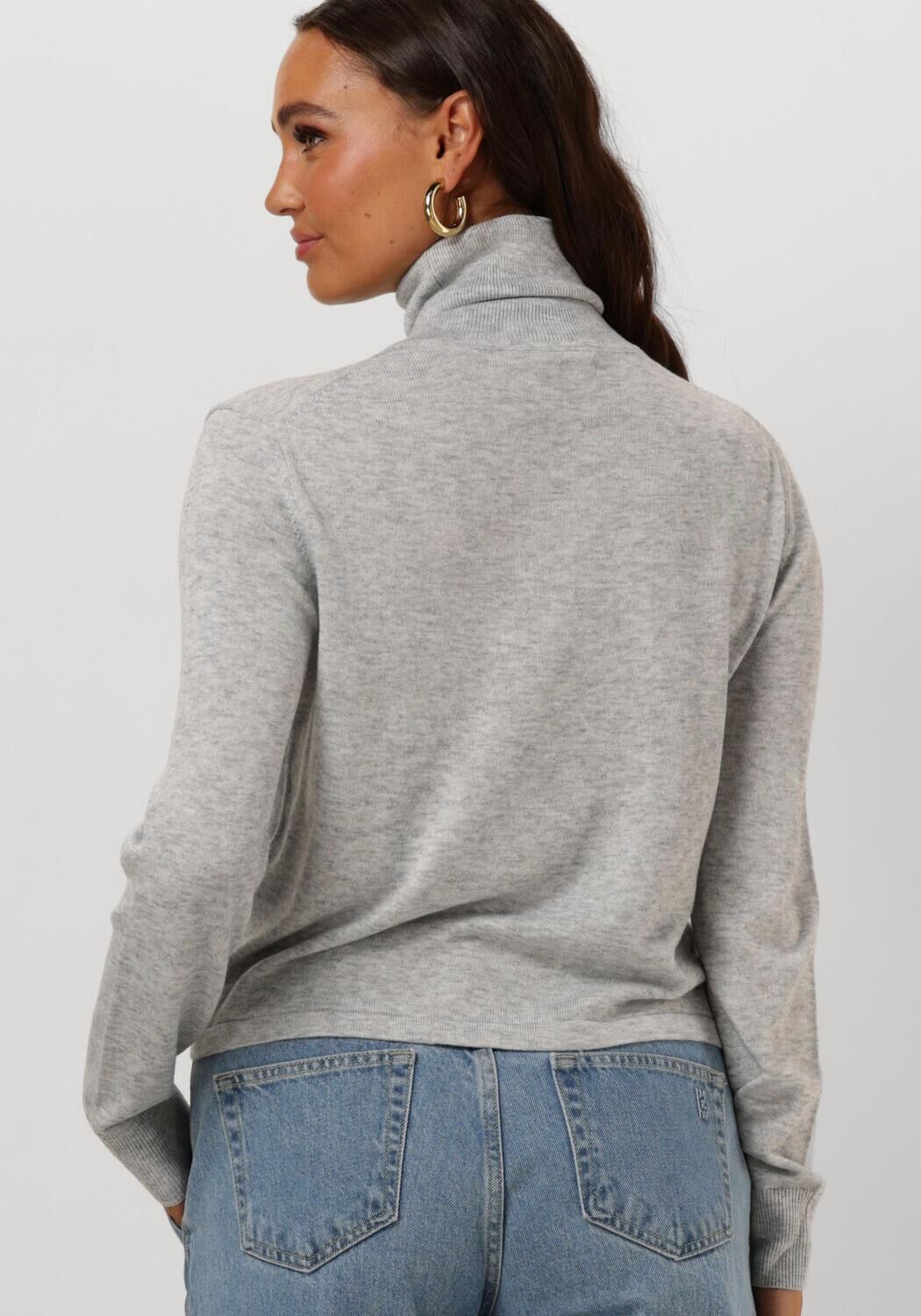 ANOTHER LABEL Dames Truien & Vesten Milla Knitted Pull Lichtgrijs