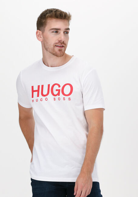 Witte HUGO T-shirt DOLIVE 10182493 01 - large