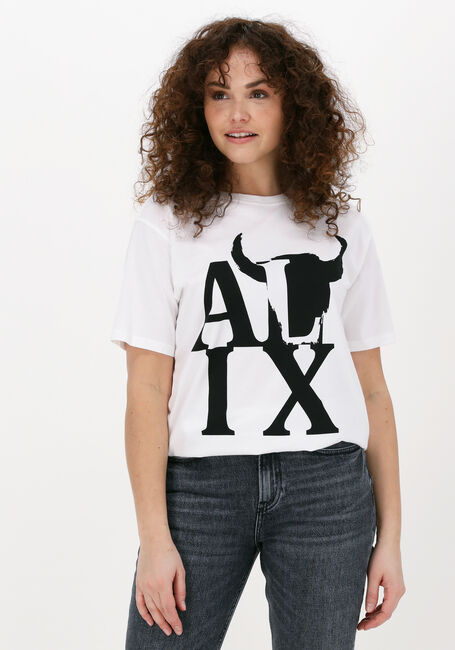 Witte ALIX THE LABEL T-shirt ALIX BULL T-SHIRT - large