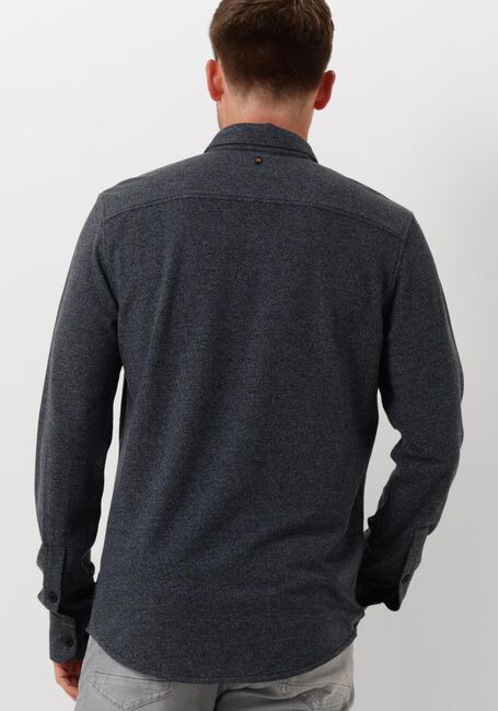 Blauwe PME LEGEND Overhemden LONG SLEEVE SHIRT POLY CTN L.W. STRUCTURE - large