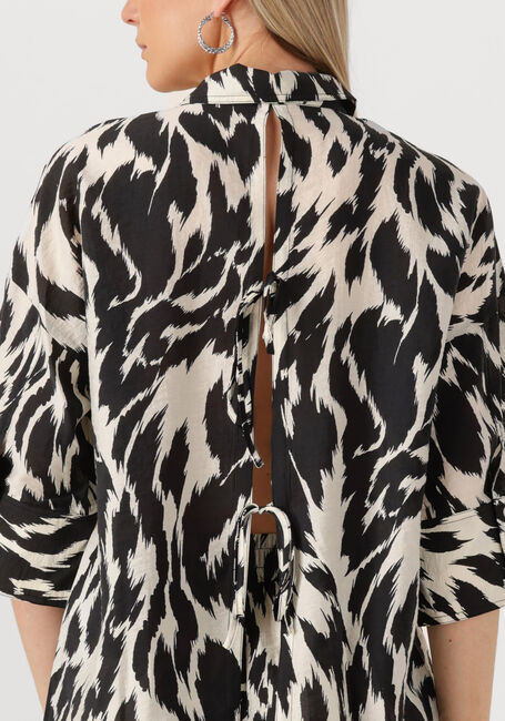 Zwarte ROUGE EDIT Top ROUALININE 2/4 OVERSIZED SHIRT - large