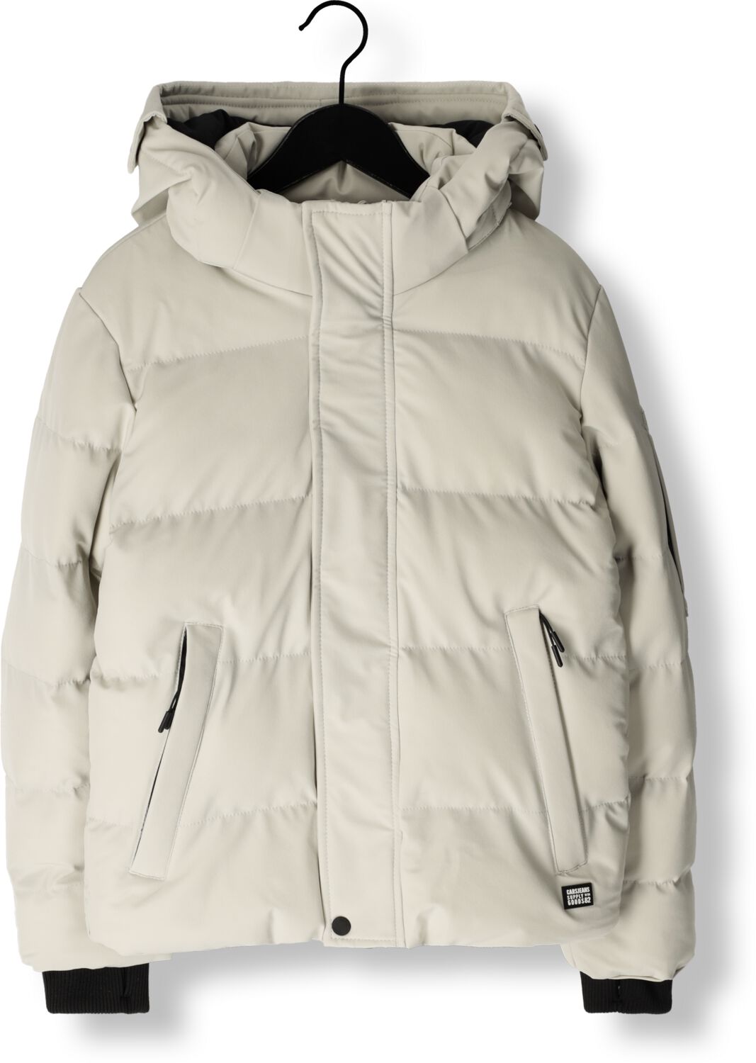 Cars gewatteerde winterjas BRONX offwhite Wit Jongens Nylon Capuchon Effen 128