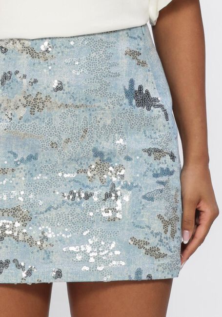 Lichtblauwe MOVES Minirok SAYLOR SKIRT 4615 - large