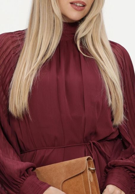 Bordeaux Y.A.S. Maxi jurk YASOLERA LS MIDI DRESS S. - large