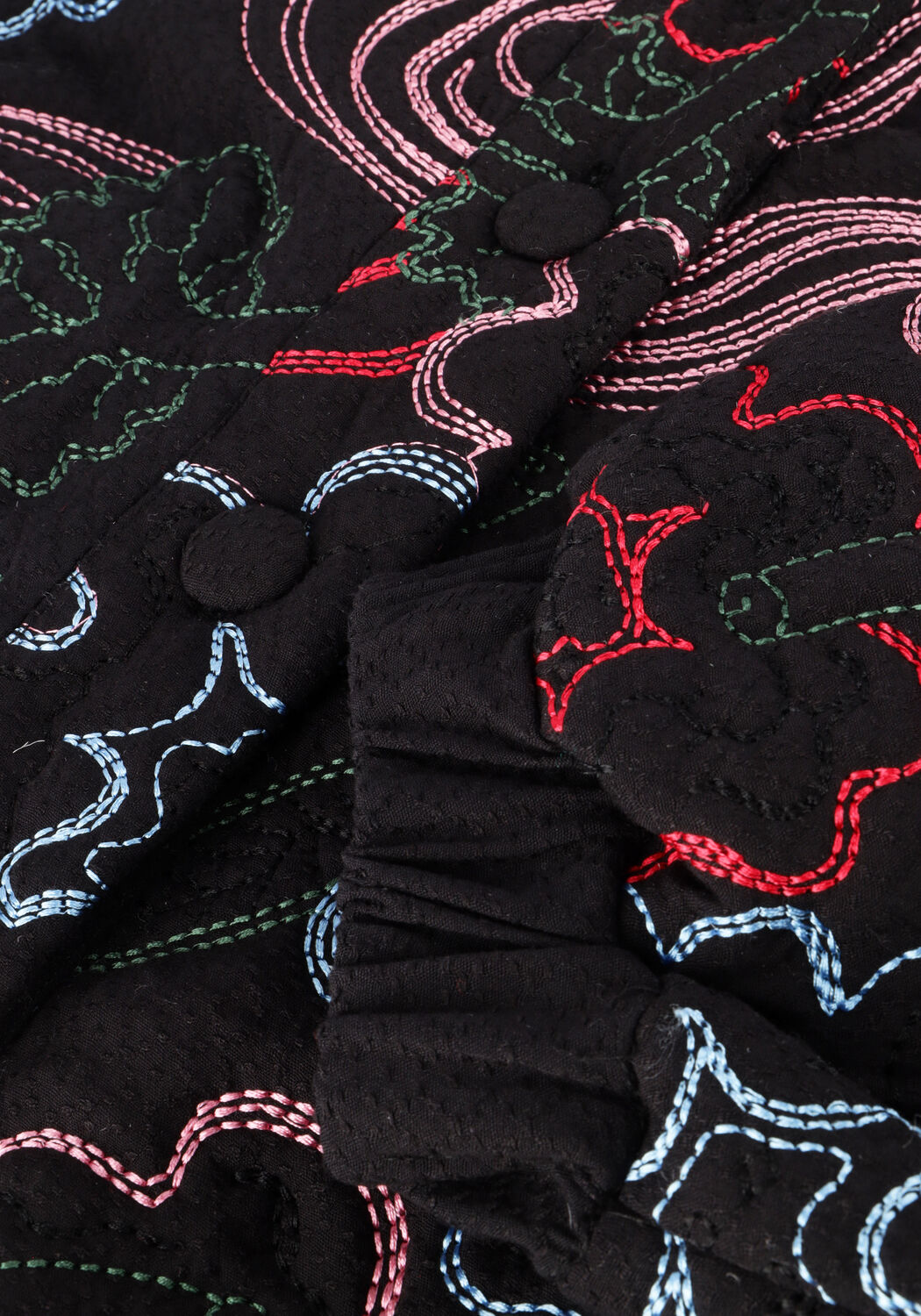 Zwarte POM AMSTERDAM Jack JACKET - AUTUMN GARDEN - large