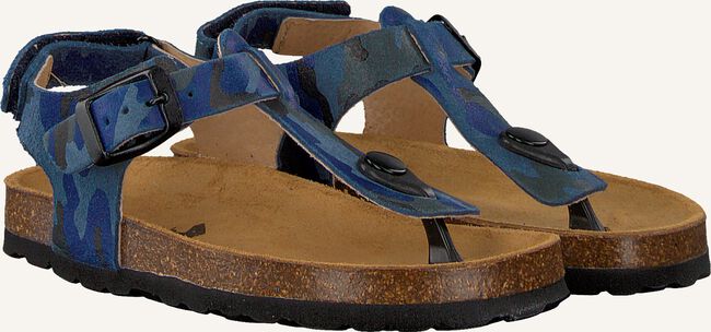Blauwe DEVELAB Platte sandalen 48179 Blauwe DEVELAB Platte sandalen 48179 - large