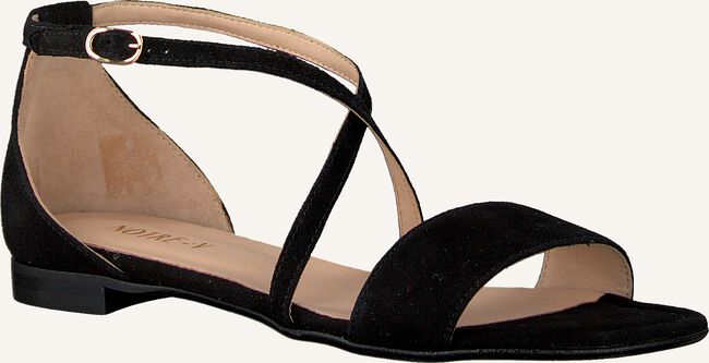 Zwarte NOTRE-V Platte sandalen 051-970 Zwarte NOTRE-V Platte sandalen 051-970 - large